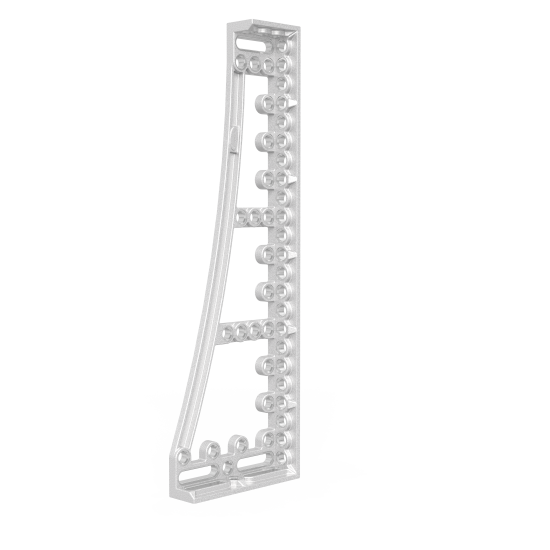 Stop and Clamping Square 1200 GK left Aluminum-Titanium