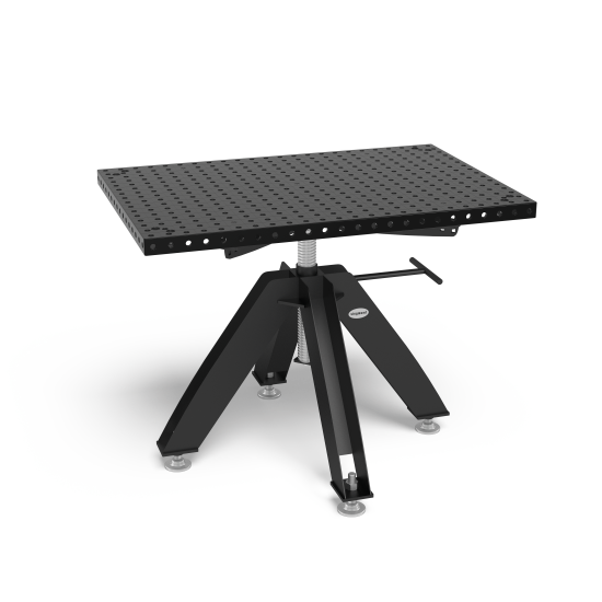 Rotating table height adjustable static incl. Basic work top 1200x800x50